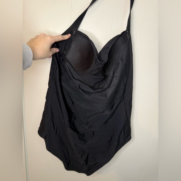 Disney Parks Black One Piece Halter swimsuit with Mickey, Size XL - Picture 3 of 5